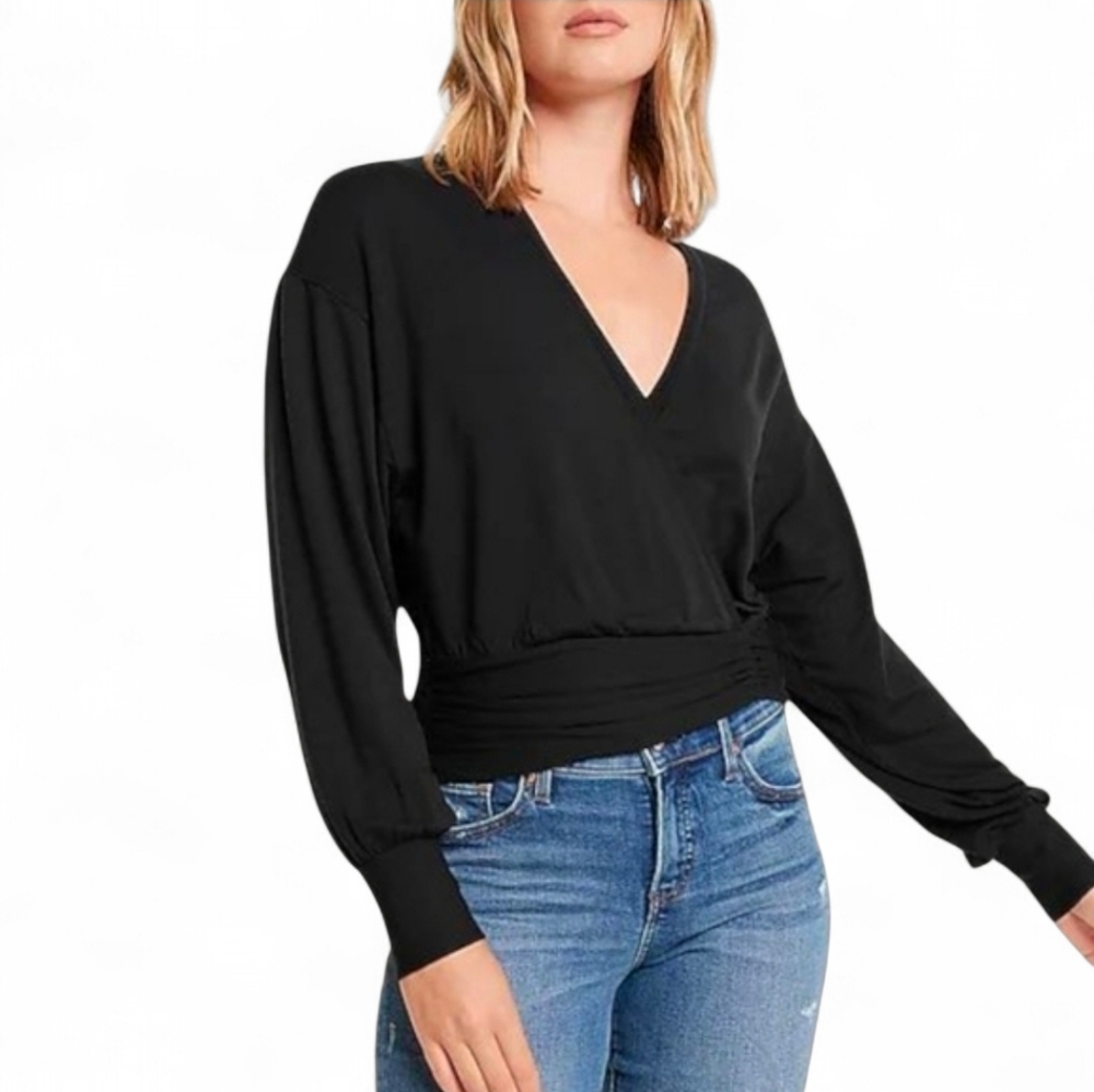 Express Wrap Front Dolman Sleeve‎ Sweatshirt Size XS